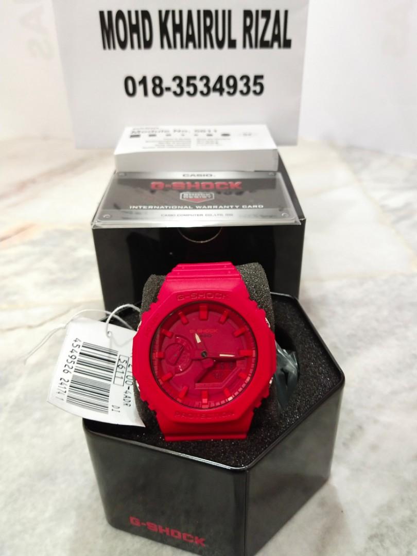 g shock merah biru