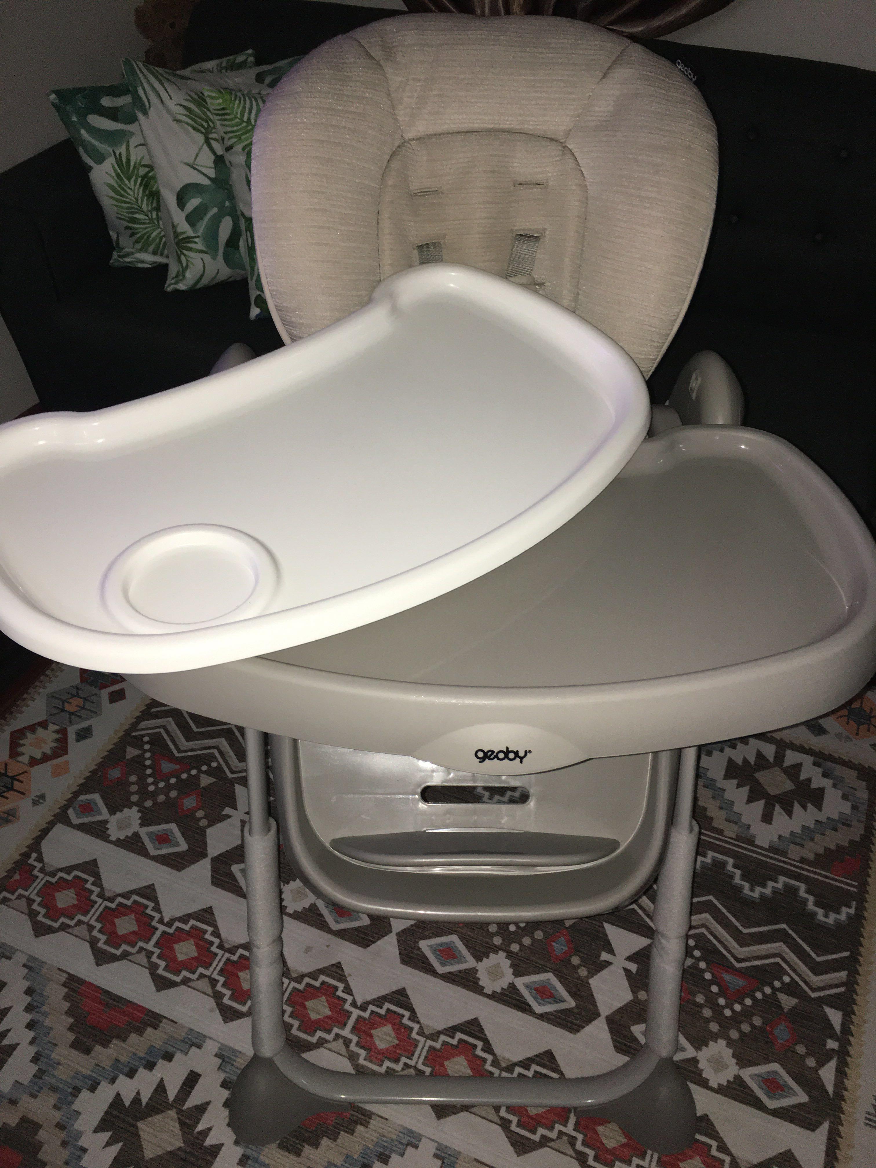 GEOBY Baby High Chair Babies Kids Nursing Feeding Baby High