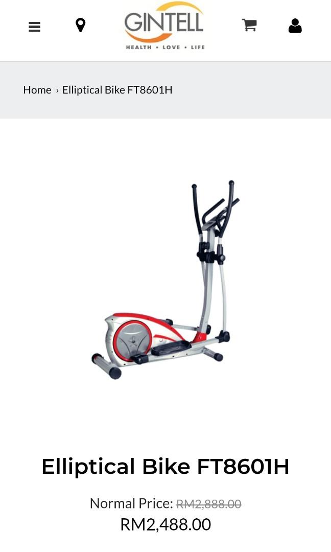 Gintell Elliptical Bike FT8601 H