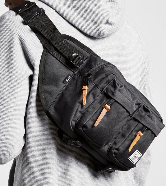 Herschel Supply Eighteen Waistbag (Black), Men's Fashion, Bags