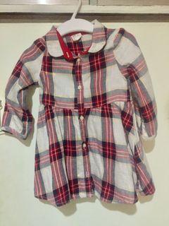 H&M checkered dress