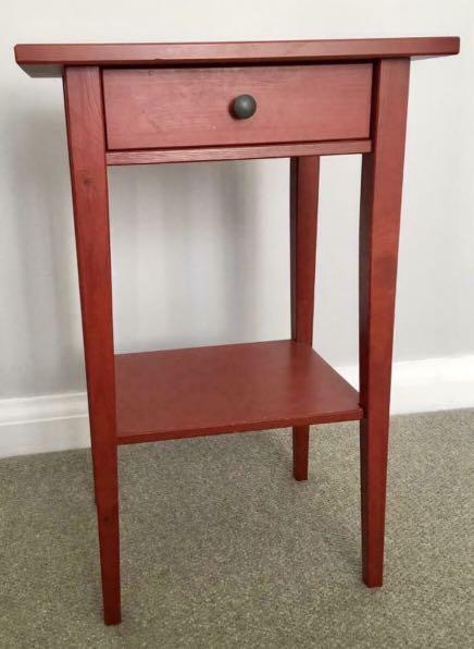 Ikea Hemnes Bedside Table Furniture Shelves Drawers On Carousell