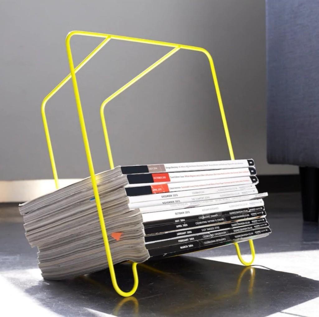 IKEA Magazine Rack_Yellow Color, Furniture & Home Living, Furniture