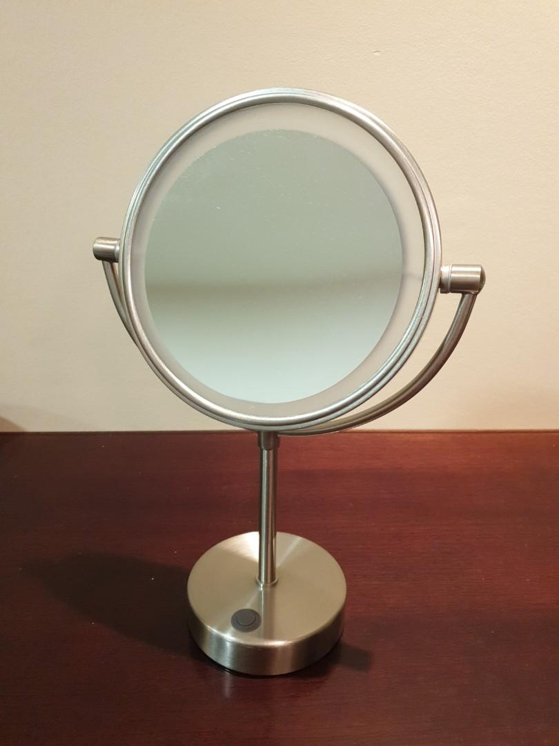 Ikea Makeup Mirror With Light Furniture Home Decor Lighting Supplies On Carousell