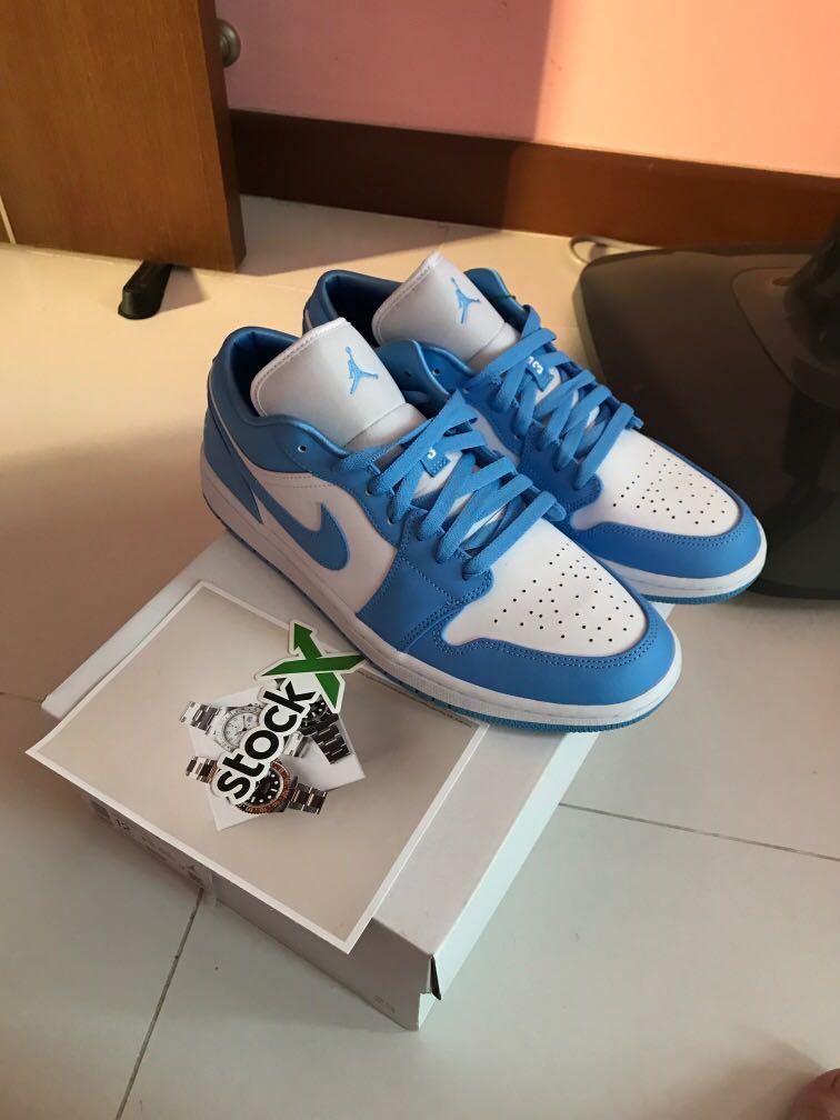 women's unc jordan 1 low