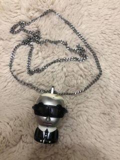 Karl Lagerfield Watch Necklace