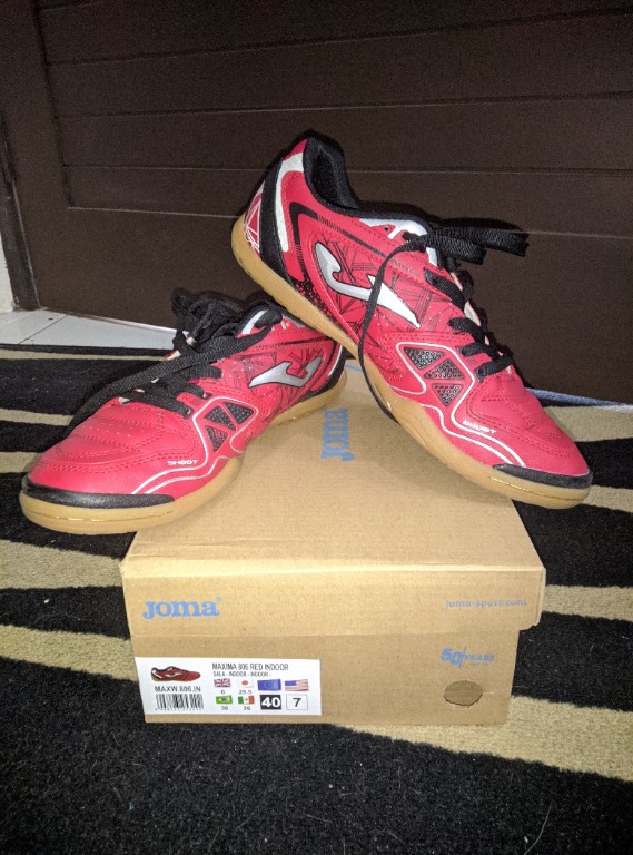Kasut Futsal Joma Maxima 806 Red Indoor Men S Fashion Footwear