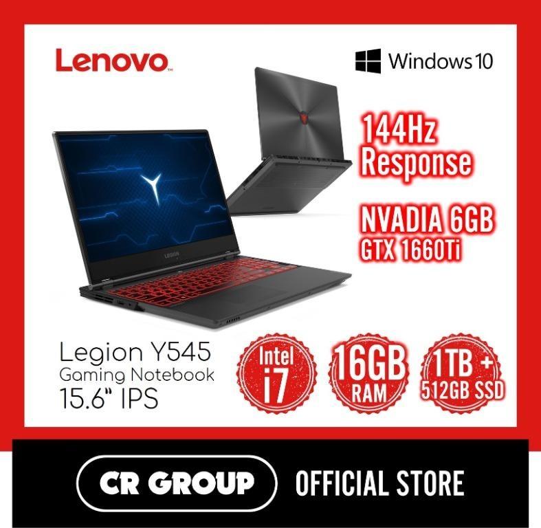 Lenovo Legion I7 Gaming Laptop Y545 Gtx 1660ti 6gb Ddr5 16gb Ram Free Same Day Delivery Electronics Computers Laptops On Carousell