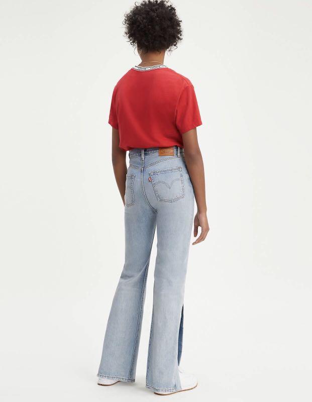 Ribcage split flare jeans new arrivals