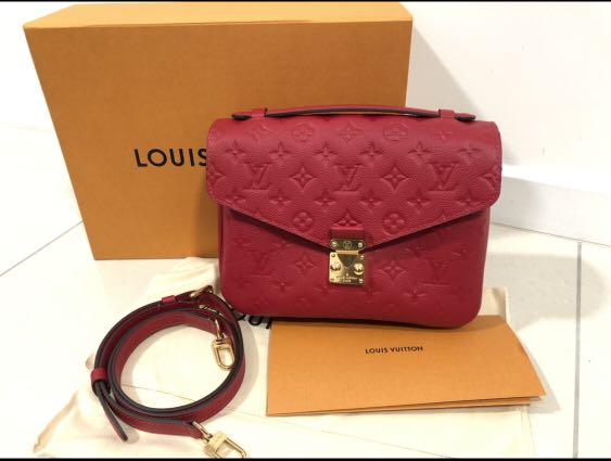 Louis Vuitton Pochette Metis in Empreinte Leather, Luxury, Bags \u0026 Wallets  on Carousell