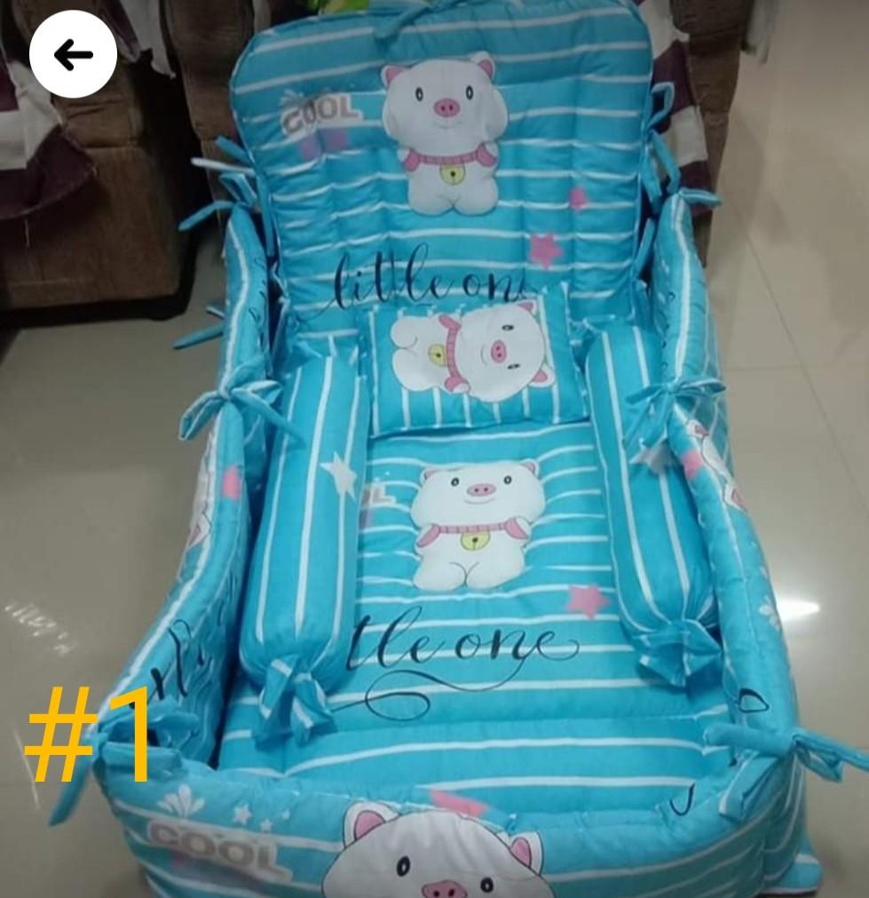 Made to order "Baby Comforter Set" (Category: Cots & Cribs) located in Valenzuela. Submitted by iesel (Listing ID 1012189778, Image 1). Description: 1 pc comforter 1 pc bumperguard 1 pc pillow 1 pc headboard 2 pcs bolster 22/36 crib size meet up paso de blas shipping available , sf to buyer.