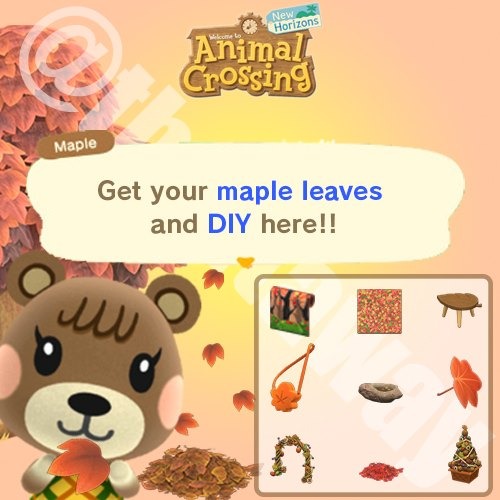 Maple Diy Recipes Animal Crossing New Horizons Video Gaming Gaming Accessories Game Gift Cards Accounts On Carousell