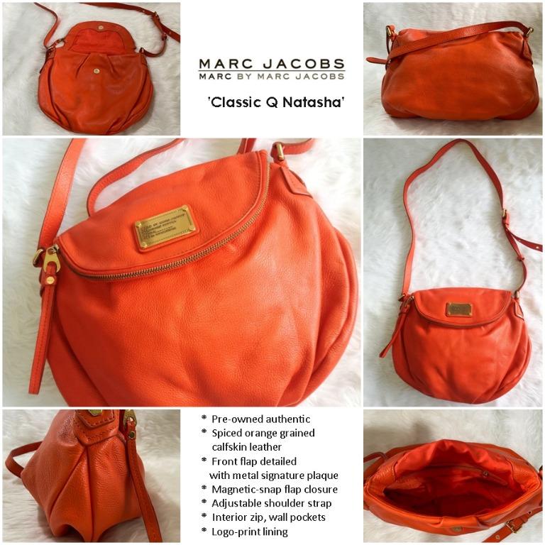 Marc by Marc Jacobs Classic Q Natasha Mini Crossbody Flap Bag in Orange  Leather ref.479595 - Joli Closet