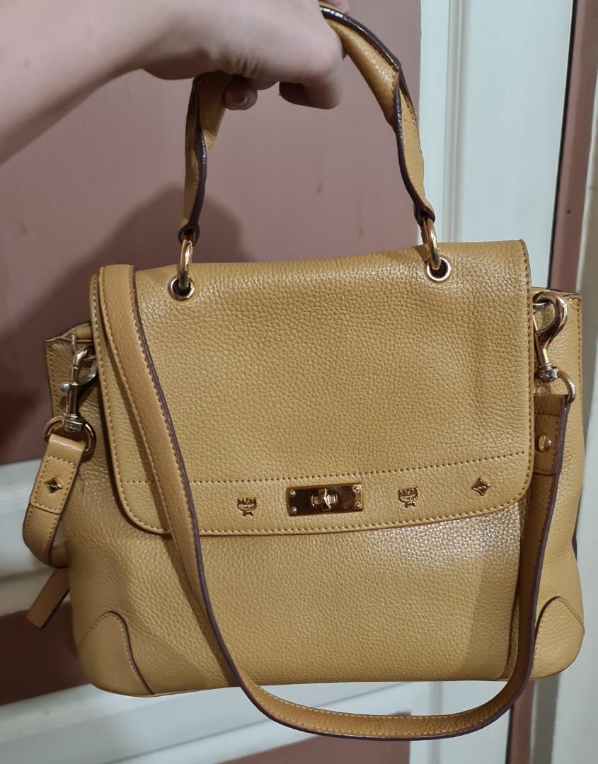 Mcm two store way bag