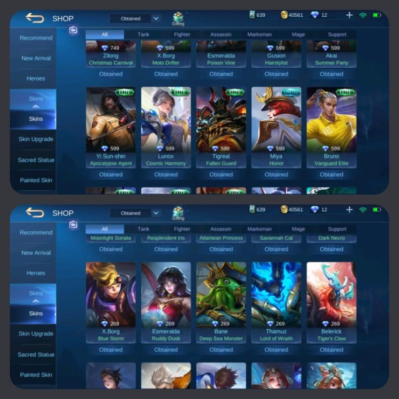 Mobile Legend Account, Toys & Games, Video Gaming, Video ...