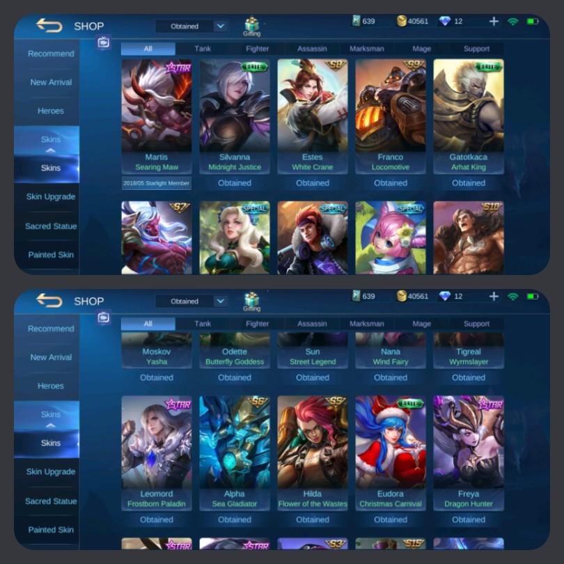 Mlg Account Mobile Legend Account, Video Gaming, Gaming Accessories, Game Gift ...