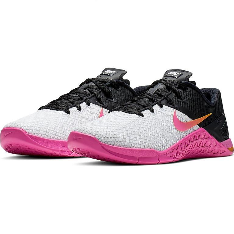 nike metcon white and pink