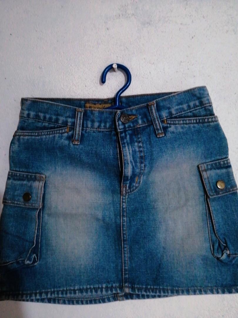 next jeans skirt