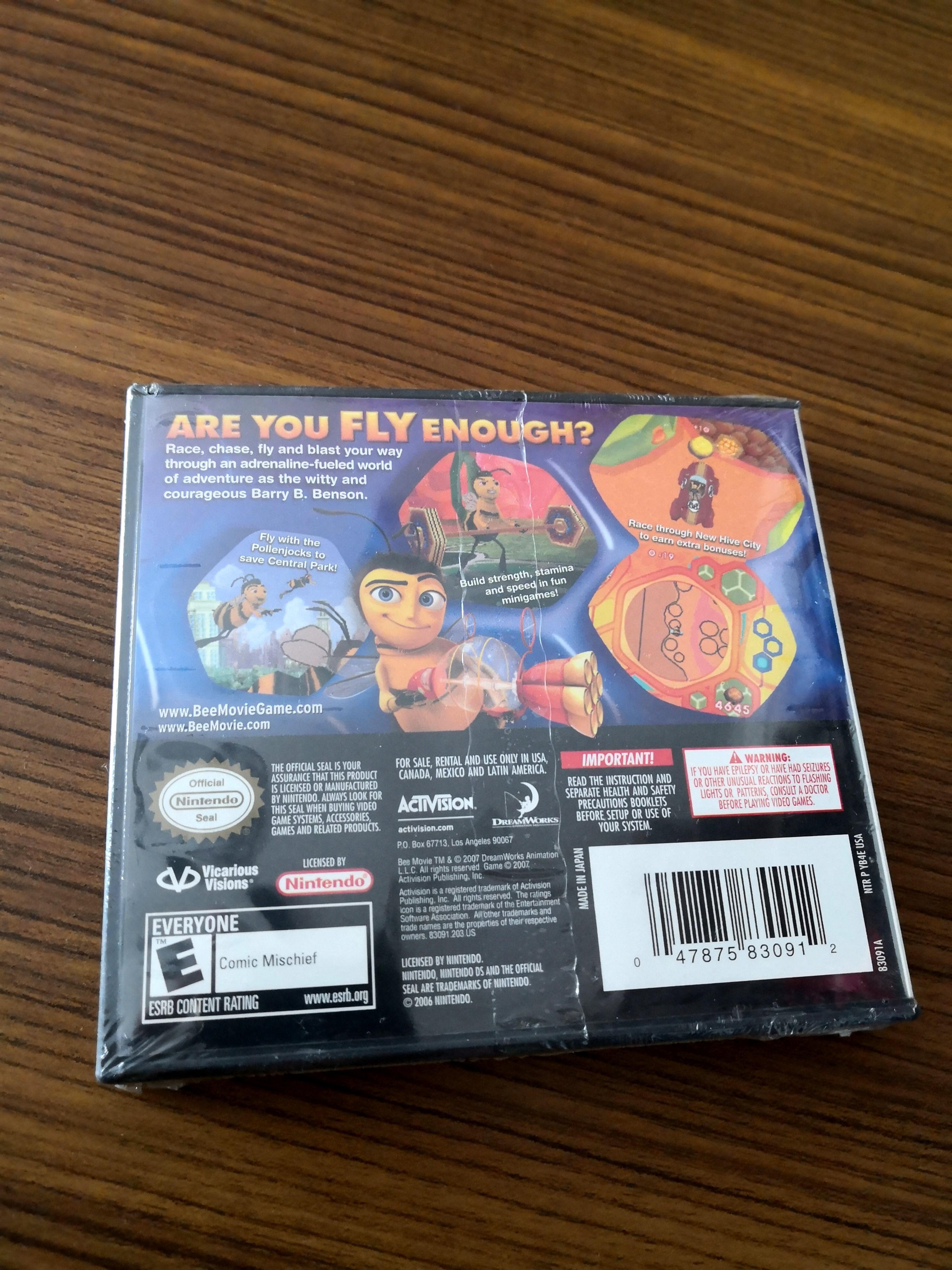 Nintendo DS Bee Movie Game DreamWorks, Video Gaming, Video Games ...