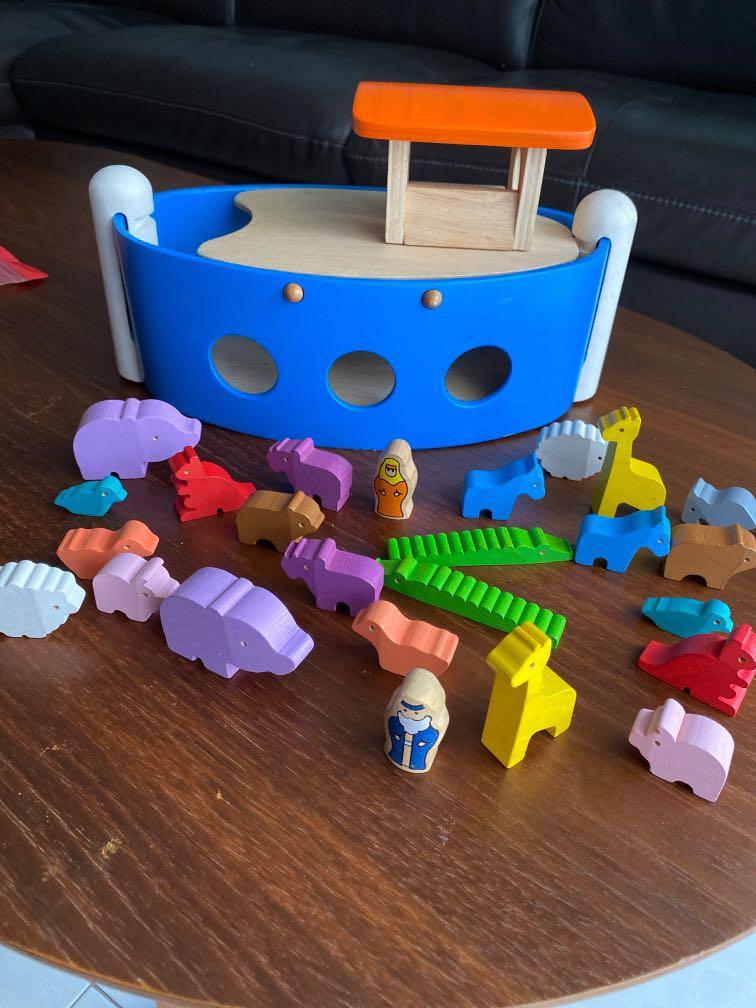 Noah's Ark (Plan Toys), Hobbies & Toys, Toys & Games on Carousell