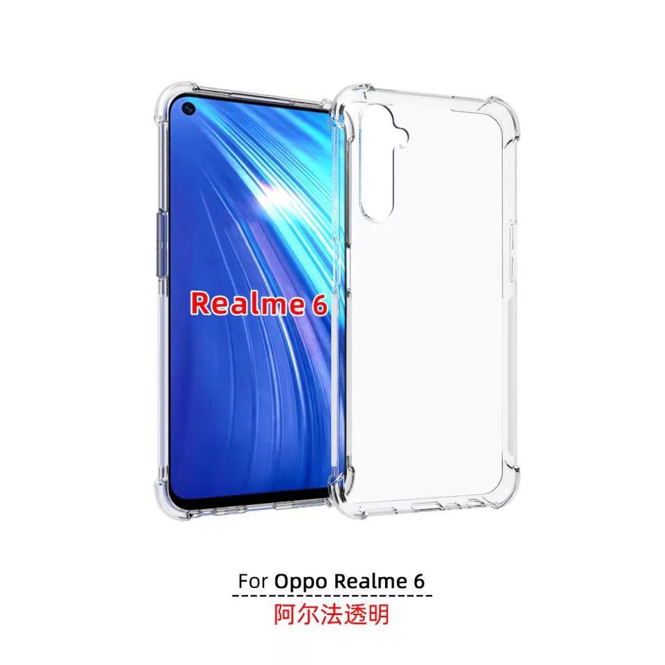 oppo realme 6 6 pro clear bumper case
