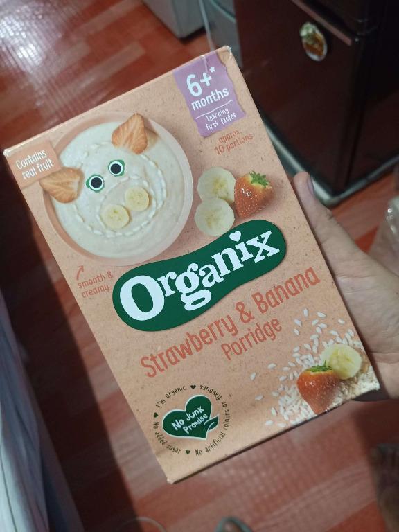 organix strawberry and banana porridge