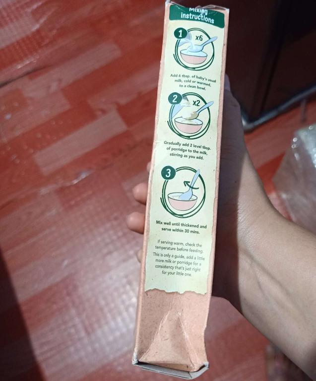 organix strawberry and banana porridge