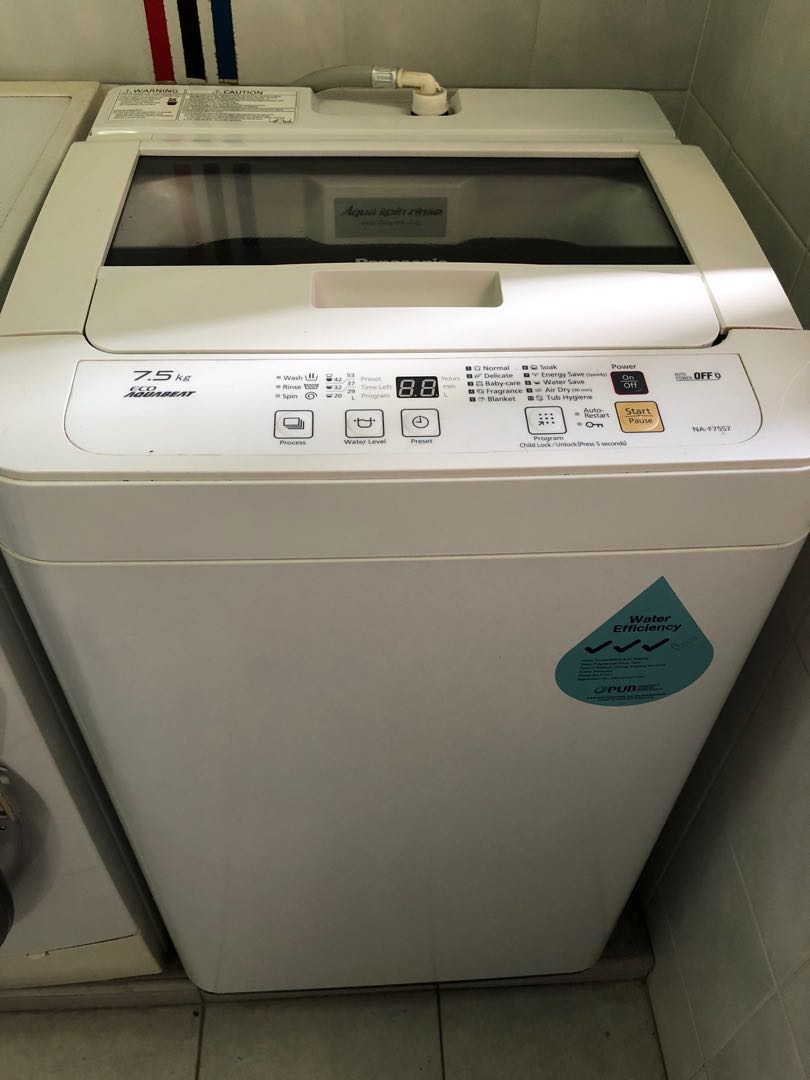 Panasonic TOP loading Washing Machine, TV & Home Appliances, Washing