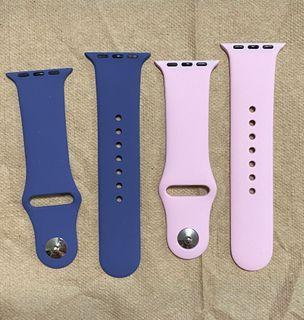 TAKE BOTH FOR $10! Pink & Blue S/M Apple watch Straps from amazon
