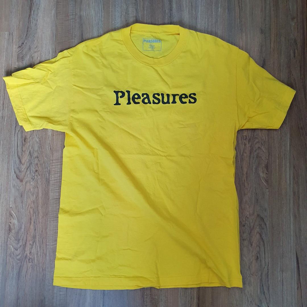 Pleasures bones discount t shirt