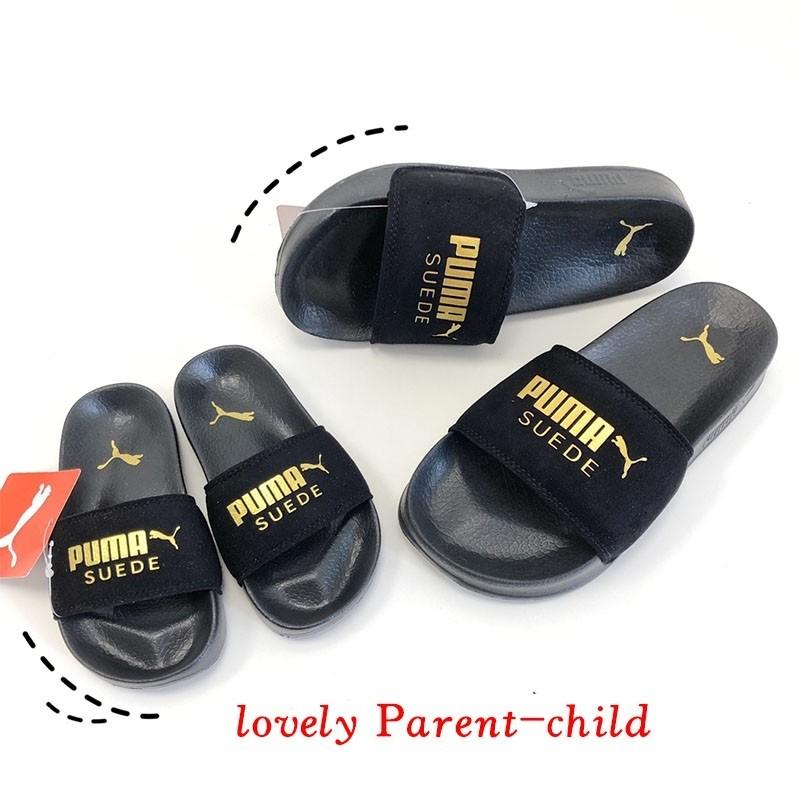Puma suede slippers shop