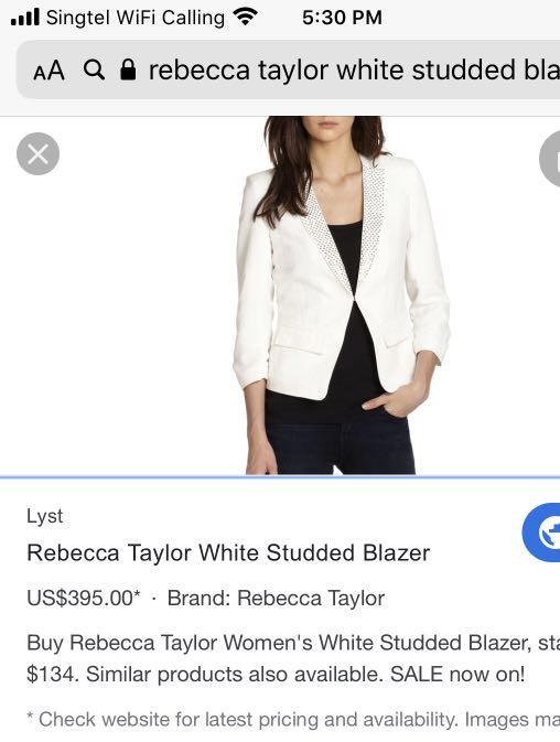Rebecca taylor blazer sale deals