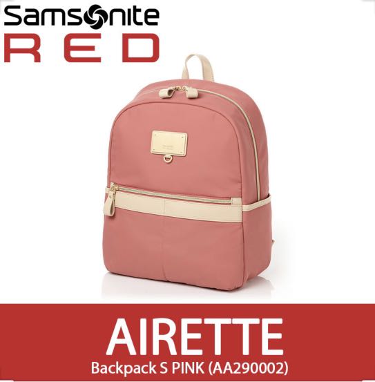 samsonite red airette backpack