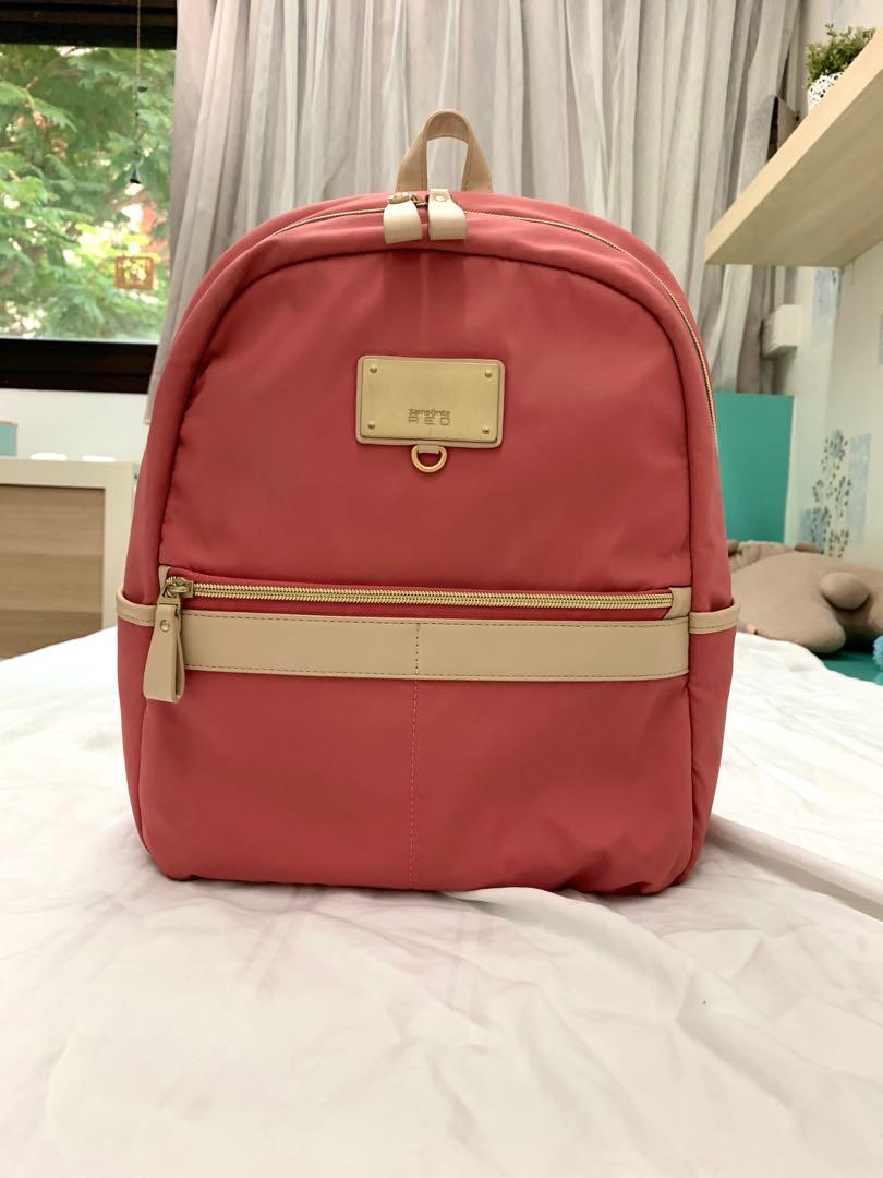 samsonite red airette backpack