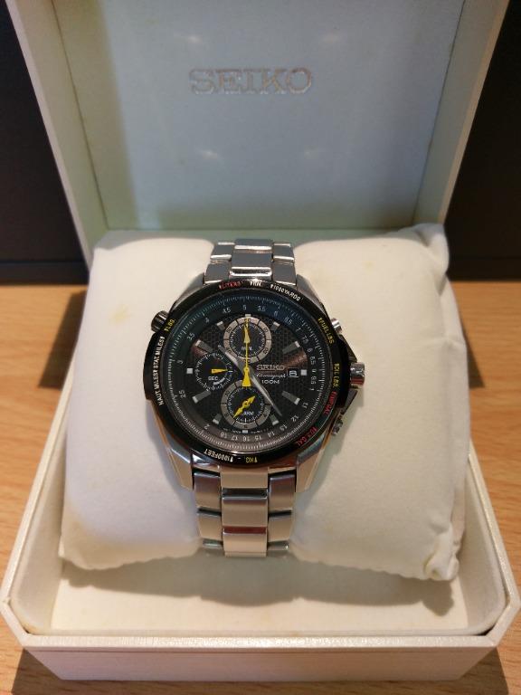 SEIKO Men's Chronograph 100M Model 7T62-OKEO, Men's Fashion, Watches &  Accessories, Watches on Carousell
