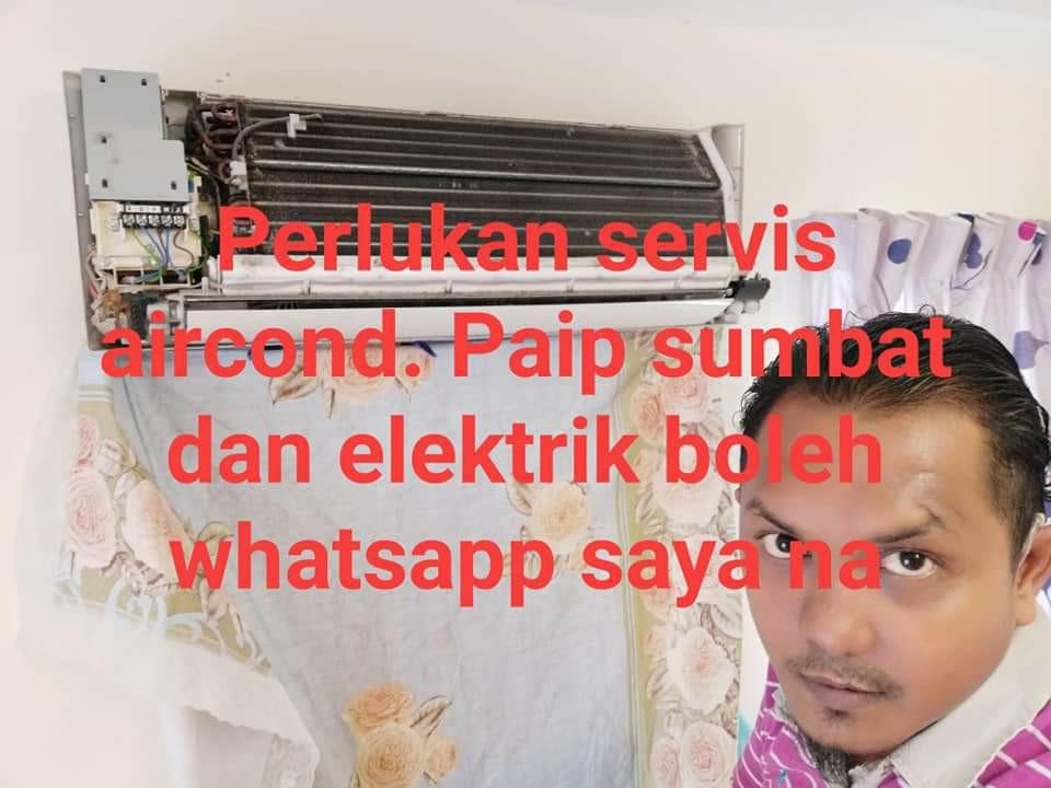 Servis Aircond Dan Repair Barang Elektrik Services Home Services Aircon Services On Carousell