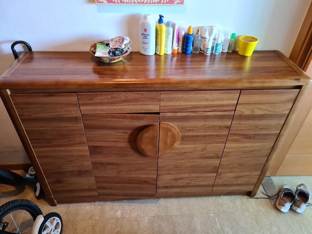Shoe Cabinet Furniture Shelves Drawers On Carousell