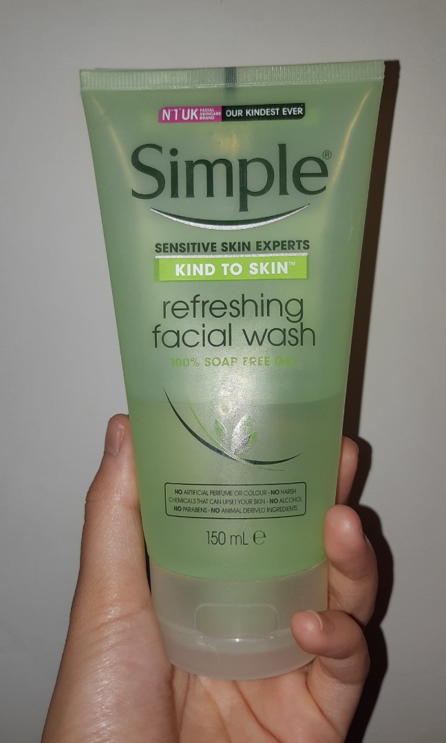 Simple face wash, Kesehatan & Kecantikan, Kulit, Sabun & Tubuh di Carousell