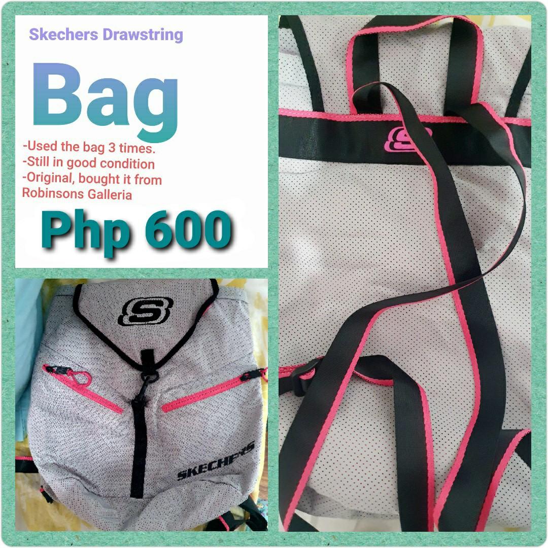 skechers drawstring bag