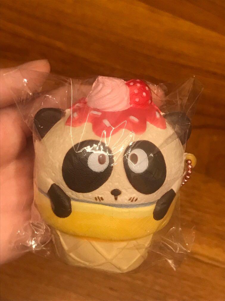 Panda ice hot sale cream squishy