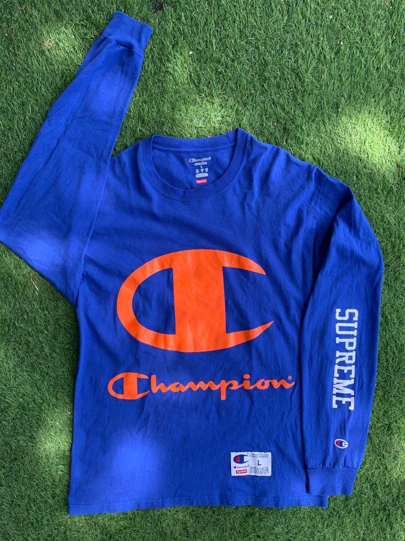 Supreme champion long sleeve shirt on sale