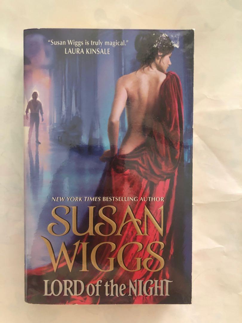Susan Wiggs Lord Of The Night Historical Romance English Novel Book Books Stationery Books On Carousell