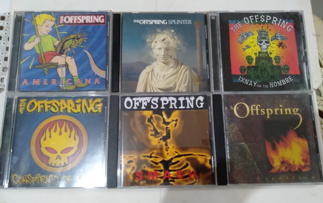 The Offspring Studio Albums (Category: CDs & DVDs) located in Las Pinas. Submitted by cobieshop (Listing ID 1012076721, Image 1). Description: The Offspring Studio Albums 📀Americana 📀 Splinter 📀Ixnay on the Hombre (sold) 📀 Conspiracy of One 📀Smash (sold) 📀 Ignition 📞 call or text me @0912-118-3504 🚚 We do Shipping via LBC or JRS 💵 Payment thru Palawan Express or Cebuana Lhuillier or during the meet up 🤝We do meet up @ SM MOA or SM South
