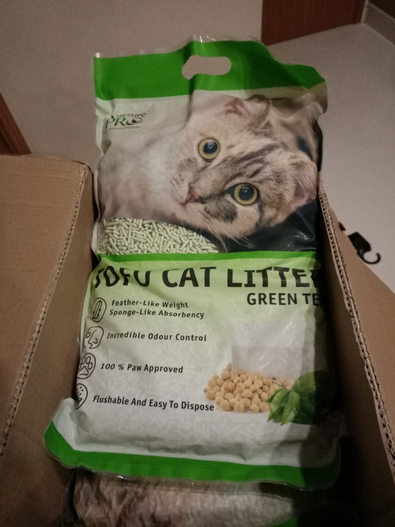 Tofu cat litter green tea flavour, Pet Supplies, Homes & Other Pet