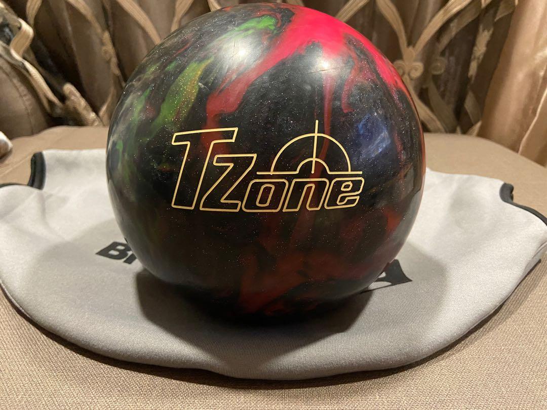 Tzone Bowling Ball Sports Sports Games Equipment On Carousell A bowling ball is a hard spherical ball used to knock down bowling pins in the sport of bowling. carousell