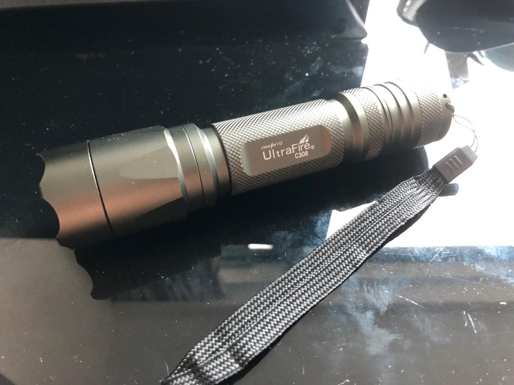 UltraFire C308 CREE U2 LED 5 Mode 800 Lumens 18650 AAA Flashlight