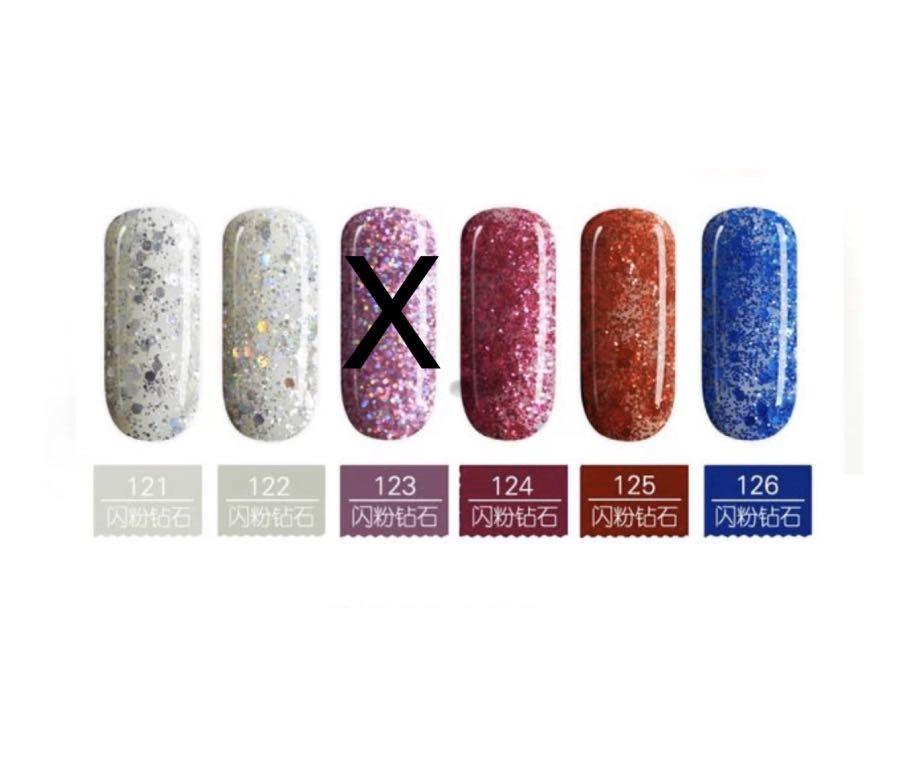 Unicorn Glitter Gel Nail Polish Health Beauty Hand Foot Care