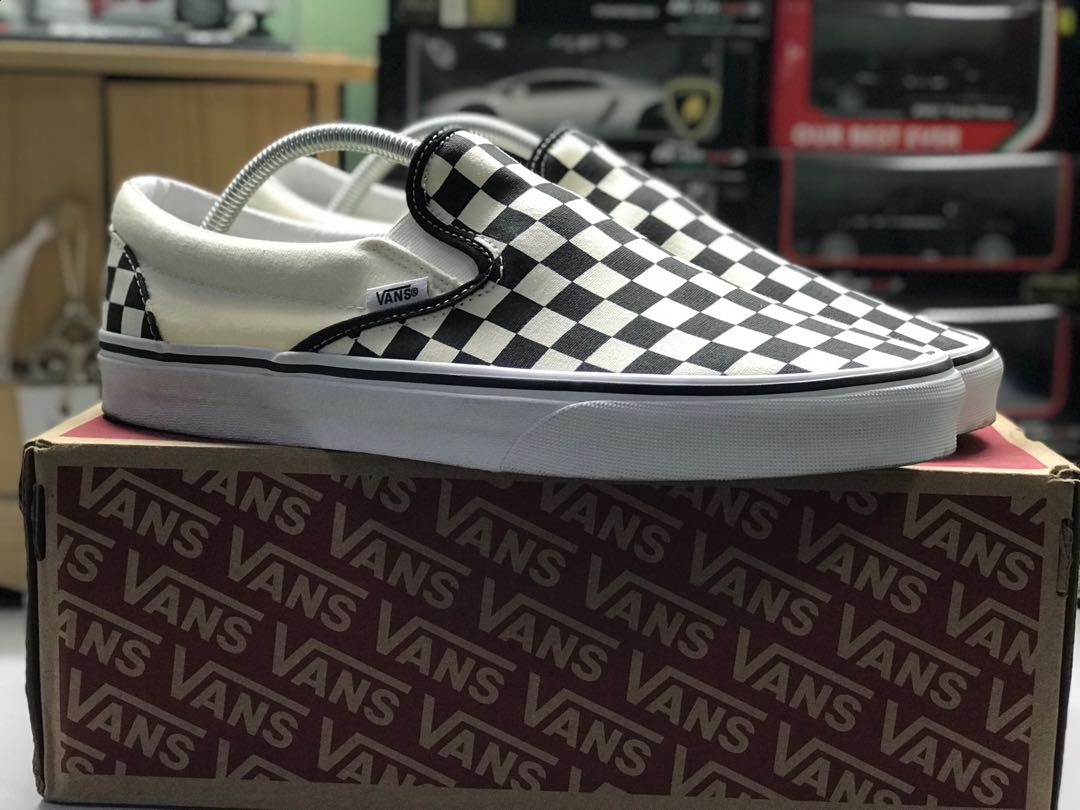vans check board