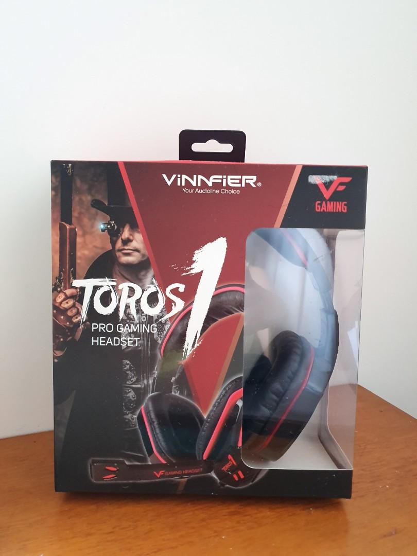 Vinnfier Toros 1 Gaming Headset Video Gaming Gaming Accessories
