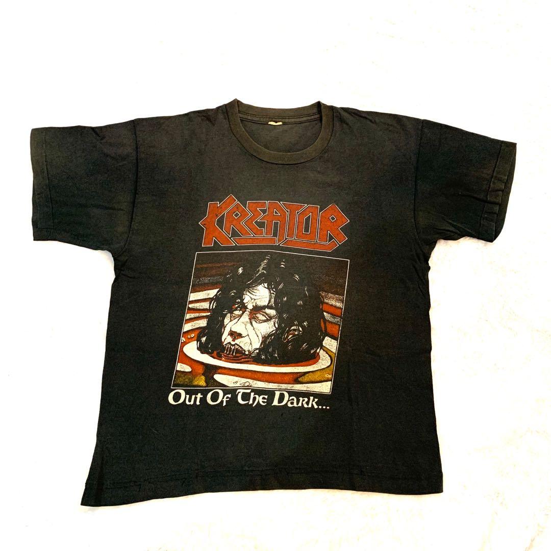 Vintage Kreator Out Of The Dark Tshirt, Men's Fashion, Tops & Sets